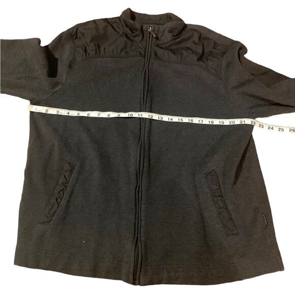 Perry Ellis Men's Lightweight Jacket Full Zip Casual Black Gray Size XL - Picture 7 of 9